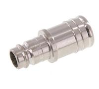 Stainless steel DN 10 Air Coupling Plug 19 mm Hose Pillar