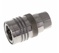 Stainless Steel DN 10 Coupling For Washing Machine Socket G 3/8 inch Male Threads Double Shut-Off