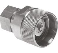 Stainless Steel DN 31.5 Hydraulic Coupling Plug G 1 1/2 inch Female Threads D M70 x 3