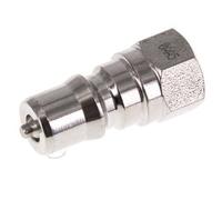 Stainless Steel DN 5 Hydraulic Coupling Plug G 1/8 inch Female Threads ISO 7241-1 B D 10.9mm