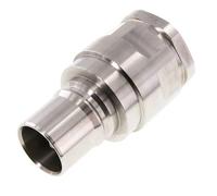 Stainless Steel DN 50 Hydraulic Coupling Plug G 2 inch Female Threads ISO 7241-1 B D 63.2mm