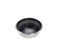 Weatherbeeta Non-Slip Stainless Steel Shade Dog Bowl - 23cm · Black