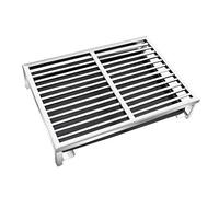 Stainless Steel Dog Toilet for Small and Medium Dogs Large Capacity Pet Potty with Anti biting Design Plastic/Stainless Steel Tray for Teddy and Other Bs