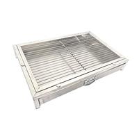 Stainless Steel Dog Toilet,Portable Stainless Steel Dog Potty Trainer with Lockable Slide Out Tray for Indoor/Outdoor Use - Ideal for Housebreaking Puppies