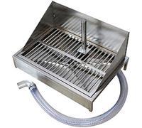 Stainless Steel Dog Toilet with Self-Flushing System, Removable Fence and Post, Indoor and Outdoor Pet Potty Training Solution, Easy to Clean (90 * 60 * 10 cm)