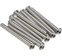 STAINLESS STEEL DOME HEAD HEXAGON SOCKET SCREWS M6 X 50mm (PACK OF 50)
