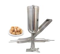 Stainless Steel Donut Filler Machine, 5L Capacity with 4 Pipes for Efficient Jelly Cream Filling, Ideal for Restaurants and Bakeries