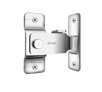 Stainless Steel Door Bolt Latch Buckle, Flip Latch 4 PCS Multicolor Stainless Steel 90 Degree Door Lock Bolt for Barn Sliding(Silver)