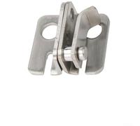 Stainless Steel Door Bolt Latch for Wardrobe, Drawer & Cabinet Security Lock - Non-Punching Installation, Anti-Violence Explosion-Proof(Small Right)