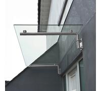 Stainless Steel Door Canopy Shelter Porch Balcony Awning Glass Over Door