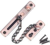 Stainless Steel Door Chain Lock Heavy Du Securi Chain for Home Apartment and Office Doors and Easy to Install Door Safe Lock