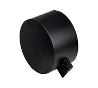 Stainless Steel Door Knob Lock Out Cover Prevent Unauthorized Access with Sleek Black Design for Enhanced Security