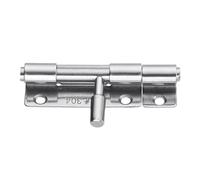 Stainless Steel Door Latch Sliding Lock Barrel Bolt Hasp Staple Gate Safety Lock with Padlock Hole