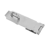 Stainless Steel Door Lock Buckle Anti Theft Hasp for Drawer | Silver Finish, with Screws Included, No Edges for Safety, Easy Installation for Home and Office Use
