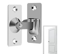 Stainless Steel Door Lock Buckle, Right Angle Lock | 90 Degree Gate Latches, Rust Resistant Door Lock for Safe Industrial Locking at Home