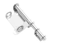 Stainless Steel Door Lock Buckle Solid Sliding Bolts Latch Hasp Gate for Bedroom Toilets Hardware 1Pcs(8 inch)