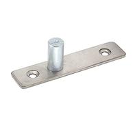 Stainless Steel Door Pivot Hinge Pin Heavy Duty Glass Door Hardware Accessory for Home Commercial Use 201 Stainless Steel 91x21x26mm
