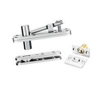 Stainless Steel Door Pivots Hinge 360 Degree Shafts Door Hinge Invisible Pivots Hardware for Bookshelves Enduring Heavy Duty