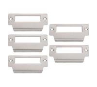 Stainless Steel Door Security Plate Door Keep Plate for Wood Jamb | Polished Silver Finish, Screws Included, Tool Friendly Install, for Landlords and Property Managers