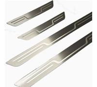 Stainless Steel Door Sill Protector Strips For Suzuki Swift/Sport AZ/Hybrid 2017-2024 2025, Anti-Slip Welcome Pedal Scuff Kick Plates Sticker Car Decoration Accessories,Silver