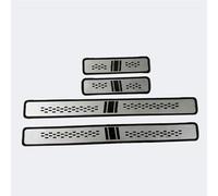 Stainless Steel Door Sill Protector Strips For VW ID.3 Facelift/Cupra Born 2020-2024 2025, Scratch Scuff Kick Plates Welcome Pedal Strip Styling Decoration Accessories,Black