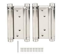 Stainless Steel Door Spring Hinge with Bearings Heavy Duty Hardware Accessory for Swing Doors Wooden Steel Bar Cabinet Doors Durable Rust Proof 13.5x7x1.5cm 2Pcs