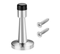 Stainless Steel Door Stopper with Hole-Punched Installation, Thickened Anti-Collision Base for Home Hotel Office Classroom Hospital Interior, Modern and Traditional Decor