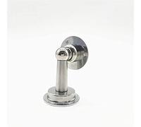 Stainless Steel Door Stops， Double-Sided Adhesive Tape No Need to Drill Stainless Steel Door Holder Magnetic Stop(Sliver)