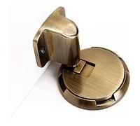 Stainless Steel Door Stops， Household Door Touches The Floor to Attract Strong Magnetic Stainless Steel Safety Stop(Green Bronze)