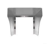 Stainless Steel Doorbell Cover Weatherproof Outdoor Switch Protection Box Rain Shield Socket Guard Waterproof Case for Exterior Light Switches Door Bell Home Security System Silver(125mm)