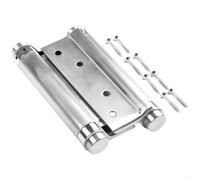 Stainless Steel Double-Acting Spring Hinge for Garage Doors & Interior Swing Doors, Self-Closing Heavy-Duty 304 Grade, 3/4/5/6 Inch Si(5inch)