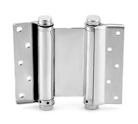 Stainless Steel Double Action Spring Hinges Auto Closing Heavy Type for Commercial Swing Door Double Swing Hinges with Screws