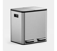 Stainless Steel Double Bin - 30L