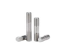 Stainless Steel Double End Stud Bolts Thread Rod, Double-Ended Threaded Rod 316 Stainless Steel GB901 M6 M8 M10 M12 Silver Lengths 40-150mm(Silver M12 5pcs,40mm)