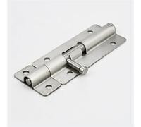 Stainless Steel Double-Ended Door Bolts Sliding Lock Barrel Bolt Automatic Spring Latch Lock Door Hardware 1Pcs(125mm)