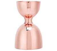 Stainless Steel Double Head Cocktail Jigger Bartending Tool 30ml 60ml Measuring Cup for Home Bar (Rose Gold)