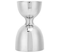 Stainless Steel Double Head Cocktail Jigger Bartending Tool 30ml 60ml Measuring Cup for Home Bar (Silver)