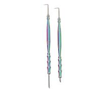 Stainless Steel Double Head Eyelash Lift Rod, Reusable Portable Bamboo Joint Shape Handle Lash Eyebrow Perm Separator Tool (Multi Color)