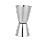 Stainless Steel Double Head Jigger Wine Measuring Cup for Hotel Household Camping 30ml or 60ml, Silver, 30/60ml