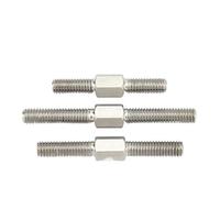 Stainless steel double headed bolt, 304 Stainless Steel Double Ended Stud Screws Left Right Thread Multiple Sizes(M16x140(1Pcs))