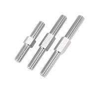 Stainless steel double headed bolt, 304 Stainless Steel Dual Head Threaded Rod Left Right Thread M3-M16 2pcs(M16x2x150mm)