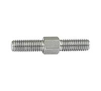 Stainless steel double headed bolt, Double Ended M16 304 SS Left Right Hand Threaded Stud Screws Push Bolts 60mm1pc110mm5pcs(M16 x 60mm 1pcs)