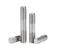 Stainless steel double headed bolt, Double Ended Stud Bolts M3-M16 304 Stainless Steel GB901 Setup 1-10Pcs Thread Rod(150mm,M5(10Pcs))
