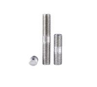 Stainless steel double headed bolt, Double-Ended Threaded Rod M3-M6 A2-70 304 Stainless Steel 10pcs(M3 x 180 mm)