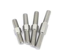 Stainless steel double headed bolt, Dual Head Bar Stick Double Ended Stud M8 304 Stainless Left Right Thread 30-100mm 2pcs(M8x40mm 2pcs)
