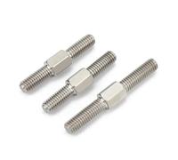 Stainless steel double headed bolt, M5 304 Stainless Steel Double Ended Stud Screws Left Right Thread Push Bolts(40-90mm)(M5 x 50mm 5pcs)