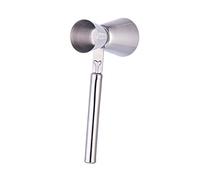 Stainless Steel Double Jigger Measure Cup with Handle for Cocktail Bartender Party Accessories Measuring Spoons and Cups Set