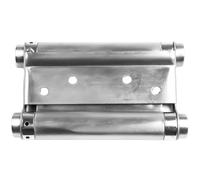 Stainless Steel Double Spring Hinge with Two Way Opening Feature, Suitable for Various Door thicknesses with Adjustable Bearing Function for Smooth Swinging Operation (5inch)