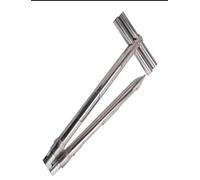 Stainless Steel Double Tube Sampler for Grain & Powder - 78.7" Long, Ideal for Fertilizer & Feed, Durable Stratified Sampling Tool for Raw Materials