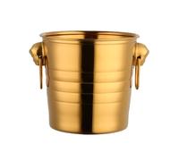 Stainless Steel Double Wall Insulated Ice Bucket Champagne Wine Beer Chiller Cooler for Home Bar Party Wedding Events (A, 26cm)